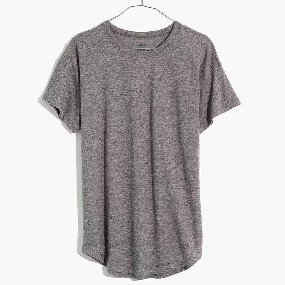 Madewell Whisper Cotton Ribbed Crewneck Tee